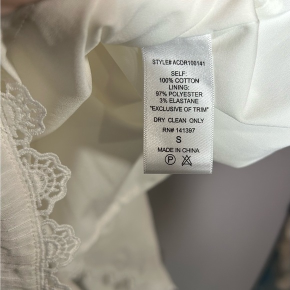 Astr White Lace Midi Dress - Picture 4 of 5